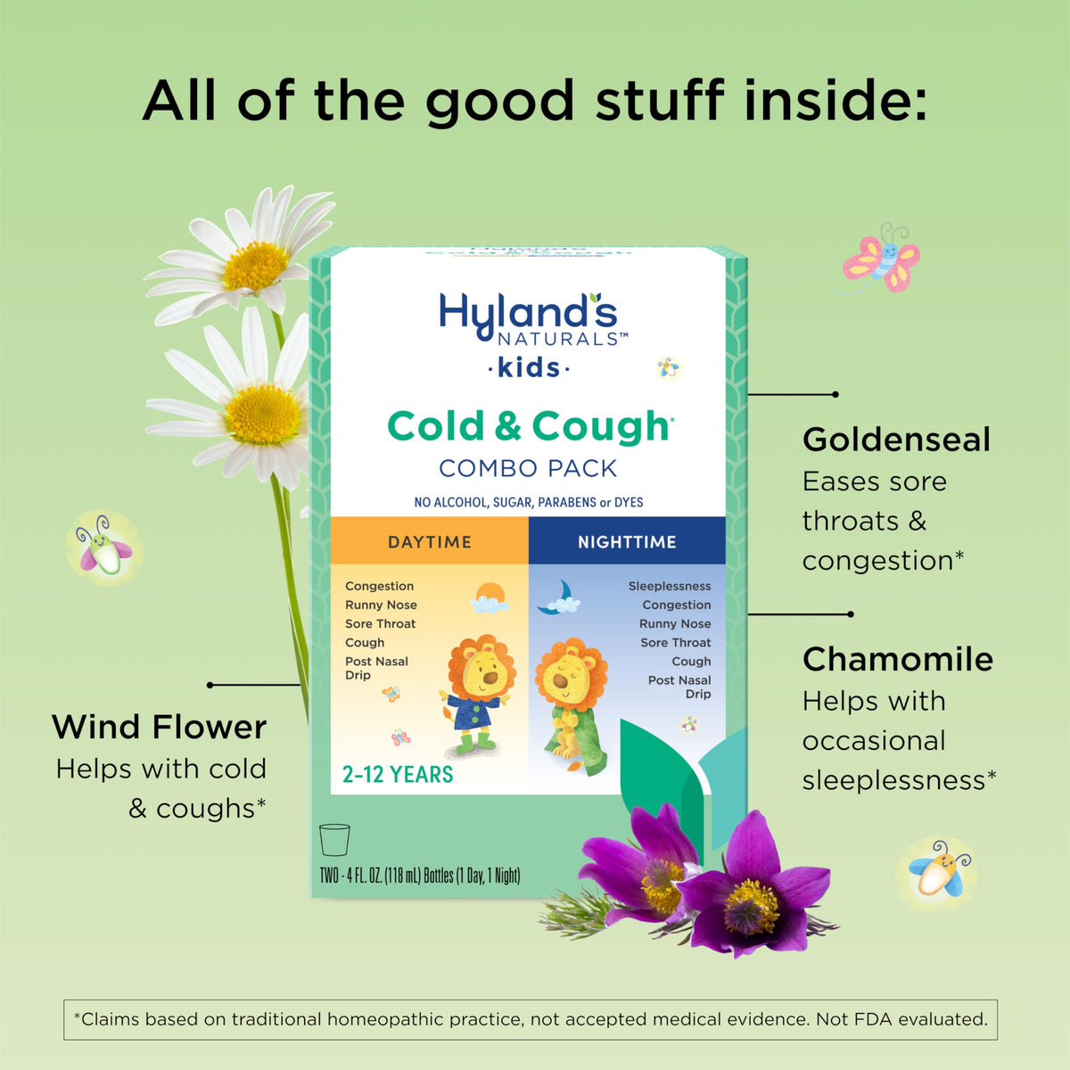 Hyland's Kids Cold and Cough Day & Night Combo - 8 Fl Oz - image 3