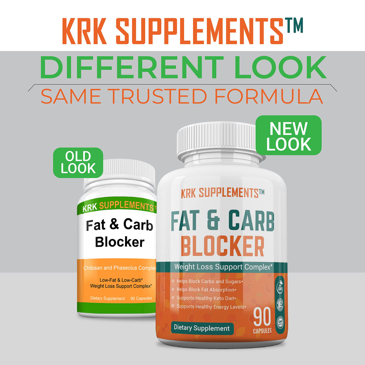 KRK SUPPLEMENTS Fat & Carb Blocker Metabolism - 270 Capsules - image 2