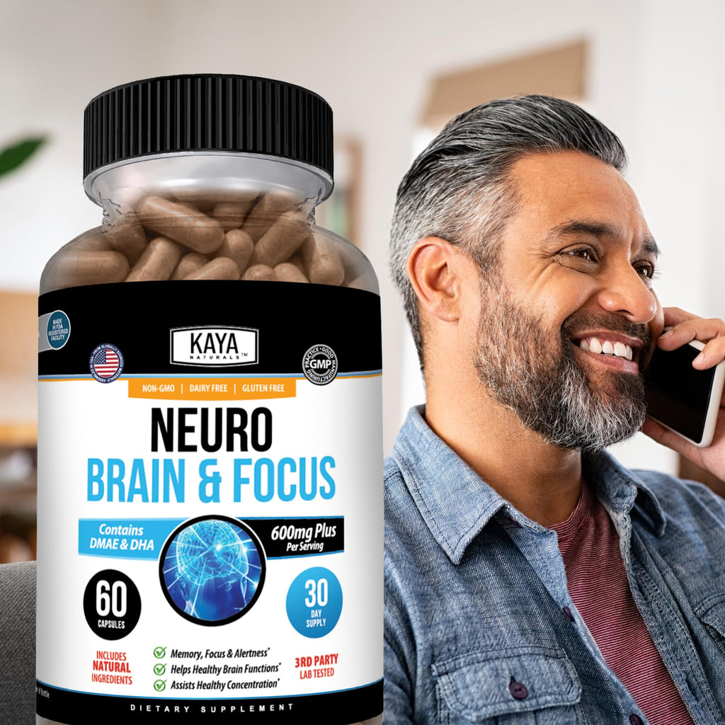 Kaya Naturals - Neuro Brain & Focus Supplement - Neurofactor & B