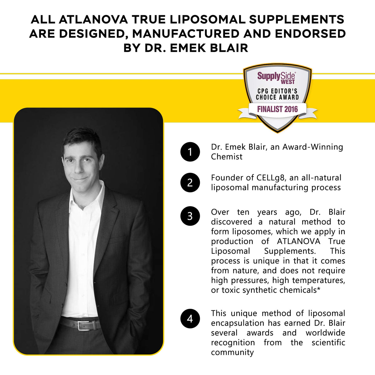 ATLANOVA True Liposomal Vitamin C 1000mg Immune Support - 60 Capsules - image 2