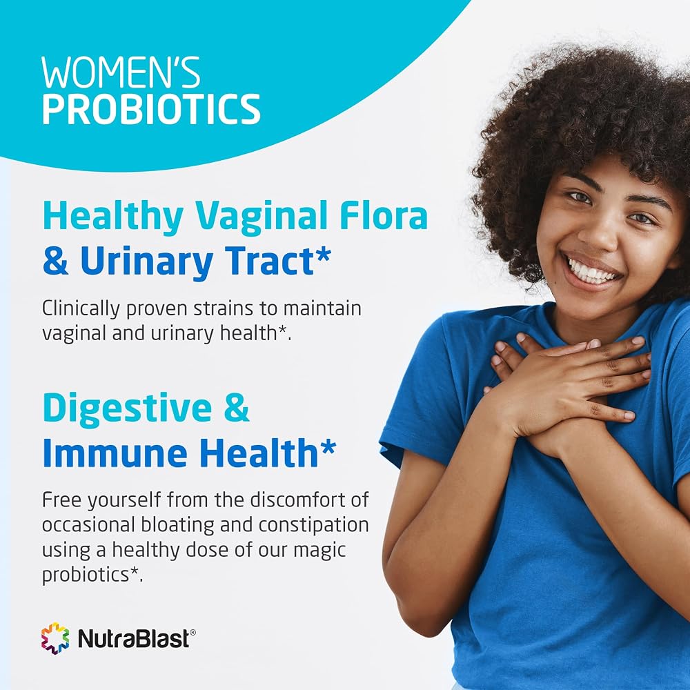 NutraBlast Vaginal Probiotics for Women 50 Billion CFU - 30 Capsules - image 5