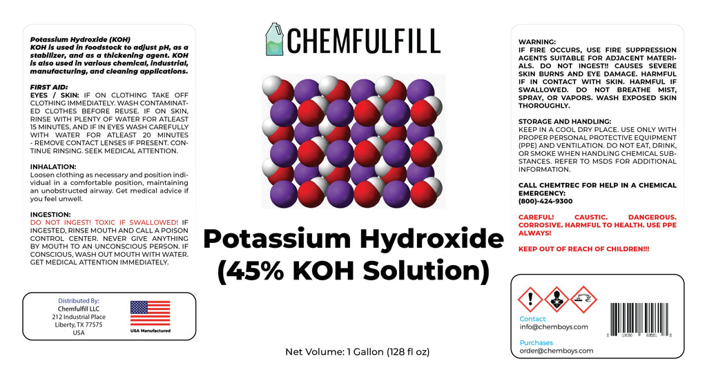 Chemboys Chemfulfill Potassium Hydroxide 45%