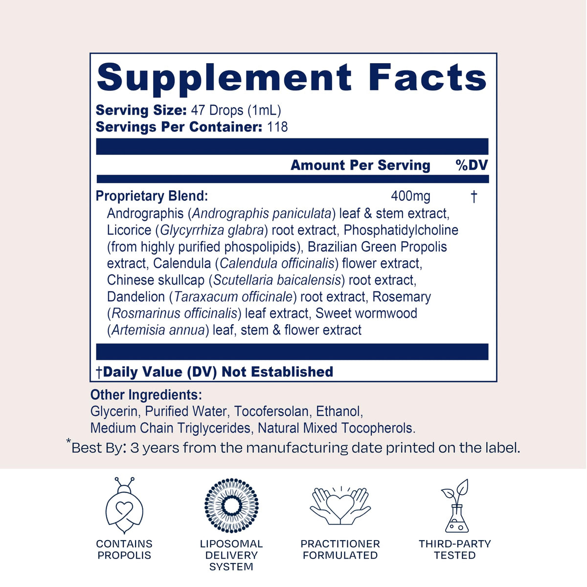 BioPure Vital-9 Immune Support Liquid Extract - 118 Servings - image 3