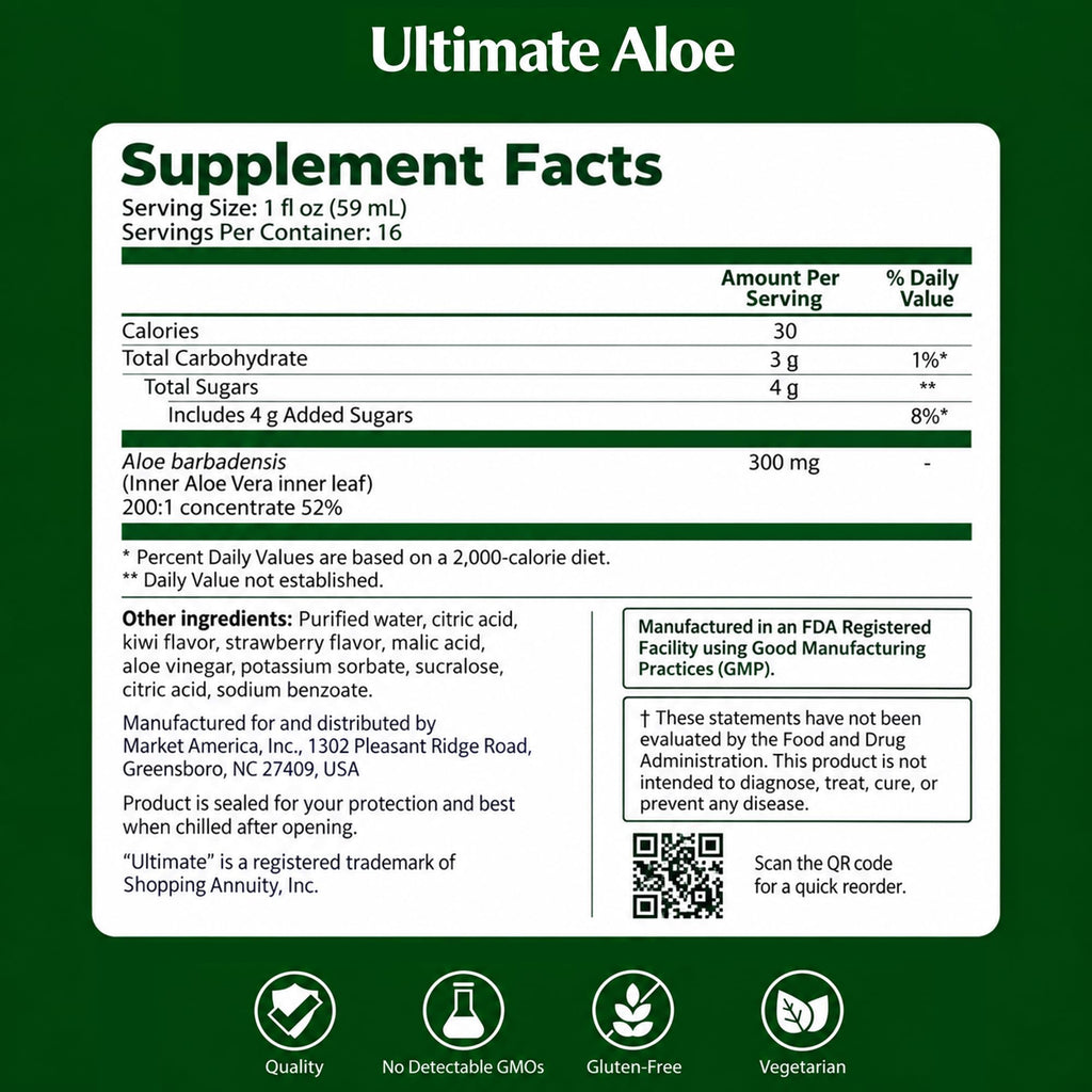 Ultimate Aloe - Aloe Vera Juice for Gut Health