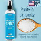 Magnum Solace Magnesium Spray - USP Grade Pure Magnesium Oil Spray