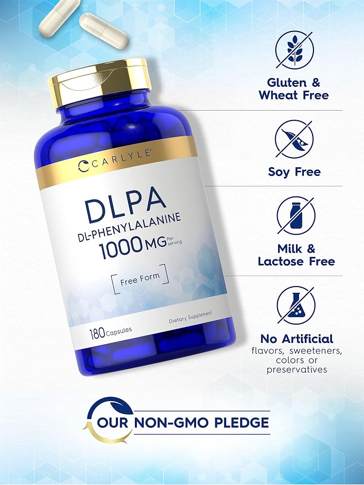 Carlyle DL-Phenylalanine 1000mg - 180 Capsules - image 4