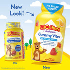 Lil Critters Kids Multivitamin Plus Fiber Gummies No Sugar Added - 100 Count - image 4