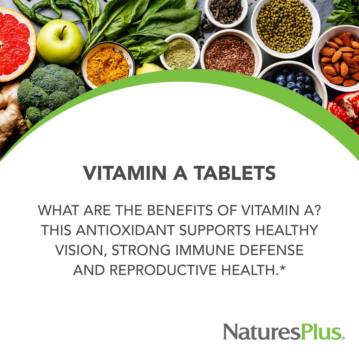 NaturesPlus Vitamin A 10,000 IU - 90 Tablets - image 3