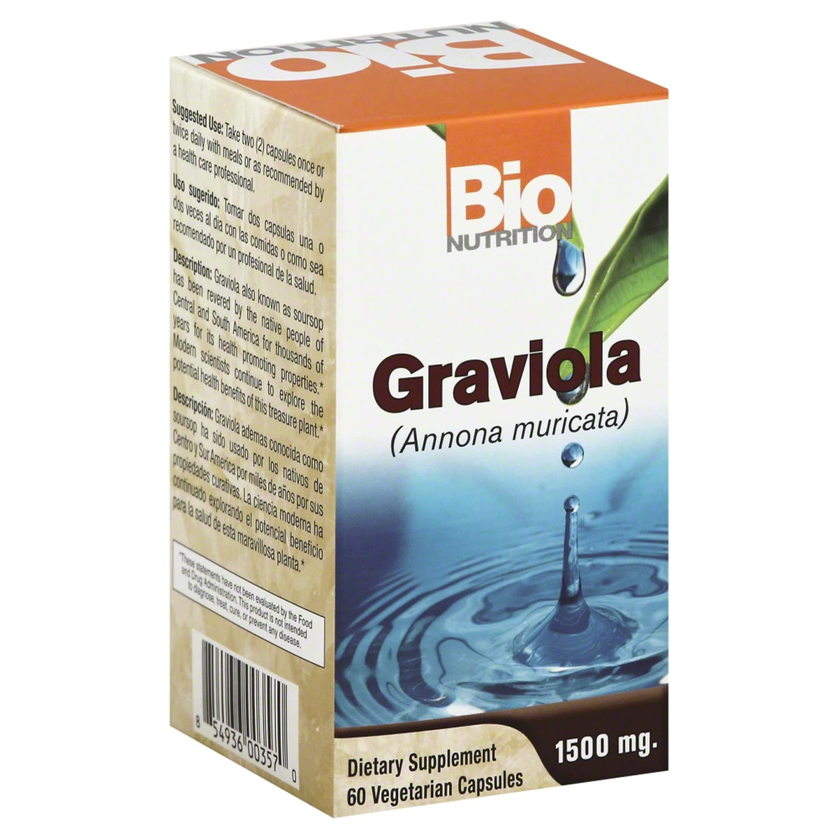 Bio Nutrition Graviola - 60 Capsules