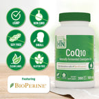 Health Thru Nutrition CoQ-10 100mg with BioPerine