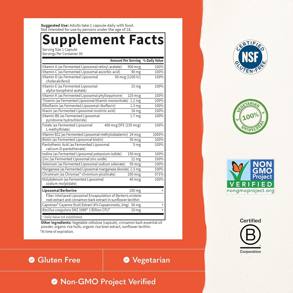 Garden of Life Dr. Formulated Multi+ Metabolism Support - 30 Capsules - image 3