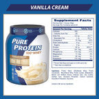 Pure Protein Whey Protein Powder Vanilla Cream Gluten Free - 2 Pack - image 2