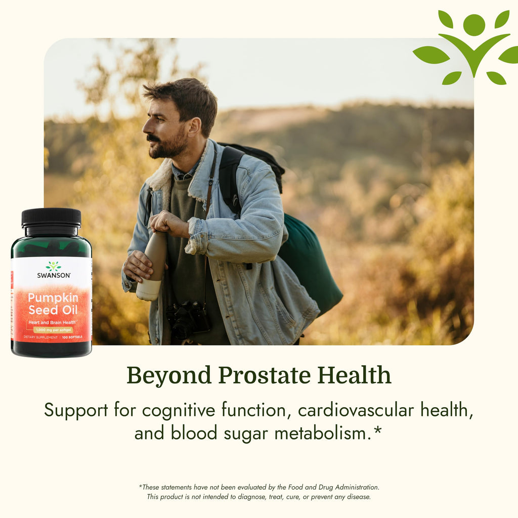 Swanson Pumpkin Seed Oil 1000mg Prostate Support - 100 Softgels - image 5