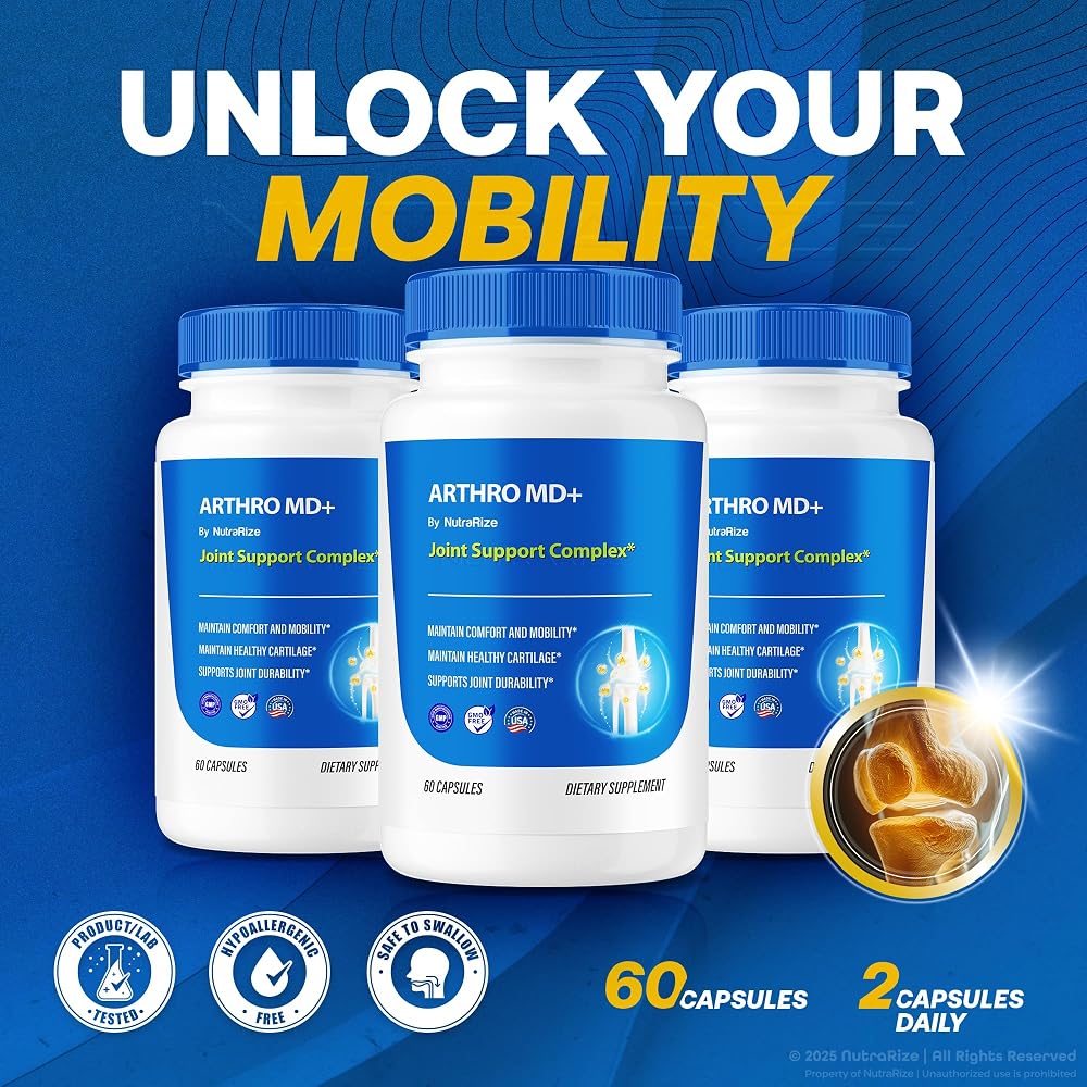 NutraRize Arthro MD+ Joint Support Capsules - 300 Capsules - image 3