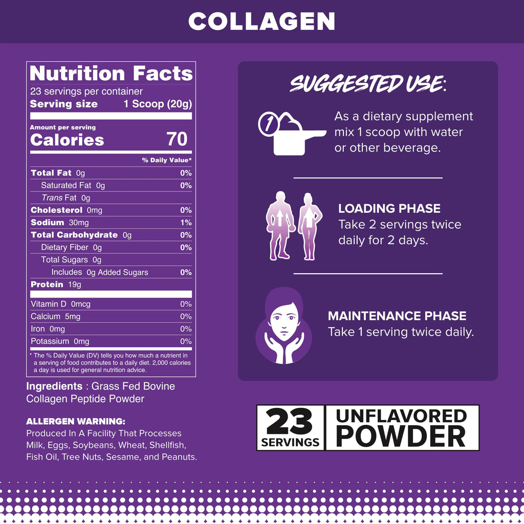FINAFLEX Pure Collagen Unflavored Powder - 1 lb - image 3