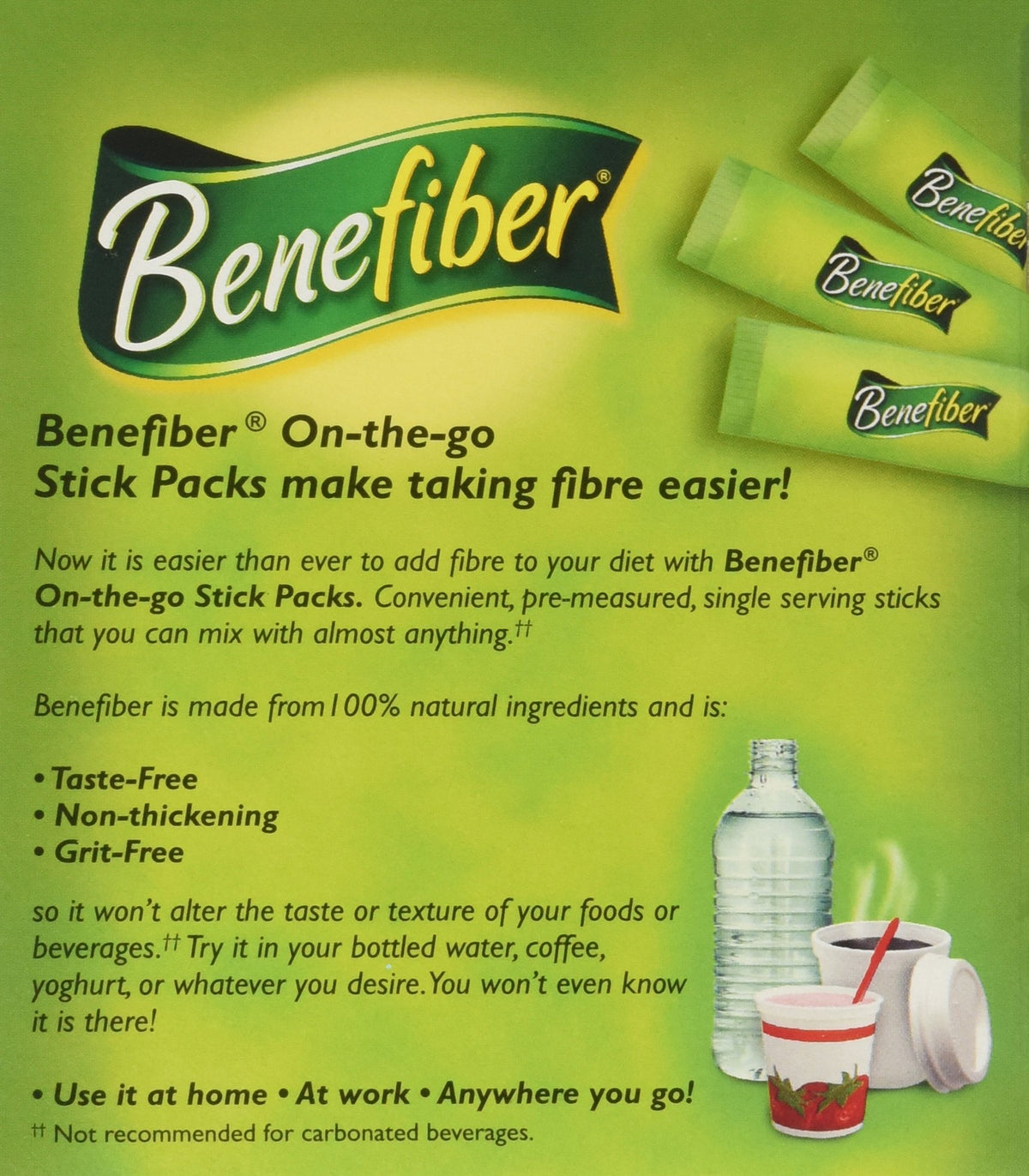 NOVARTIS Benefiber Prebiotic Fiber Supplement Stick Packs - 56 Sticks - image 2