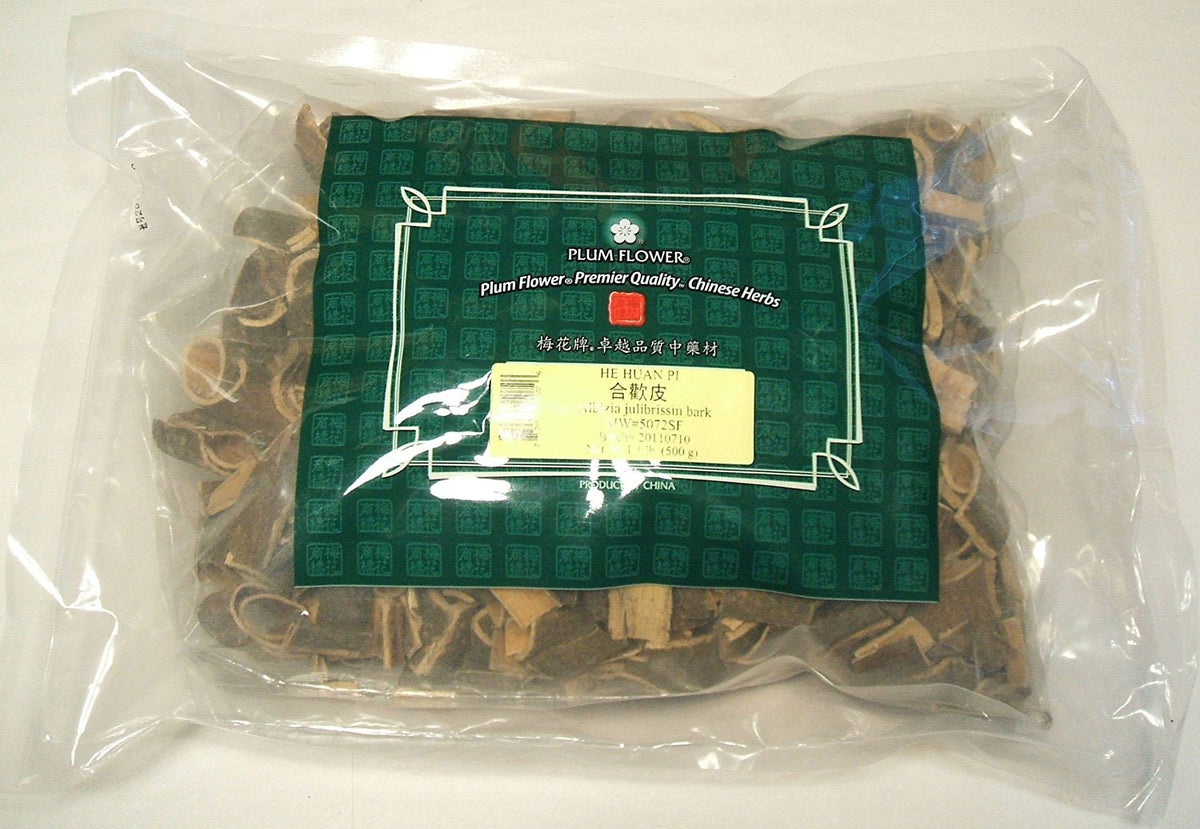Plum Flower Albizia Julibrissin Bark Cut Herb - 500g