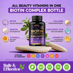 NUTRAHARMONY Biotin Collagen Keratin B-Complex - 60 Capsules - image 6