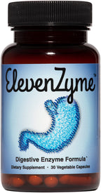 ElevenZyme Natural Digestive Enzyme Supplement - 30 Vegetarian Capsules