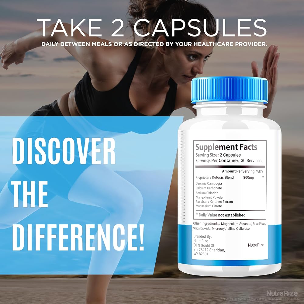 NutraRize Slim Fits Fusion Keto Weight Loss Capsules - 60 Capsules - image 6