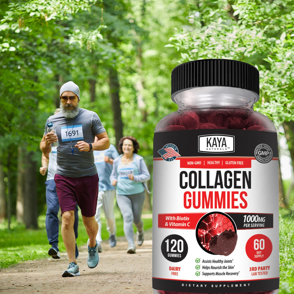 Kaya Naturals Collagen Gummies for Men & Women - Collagen Supplement