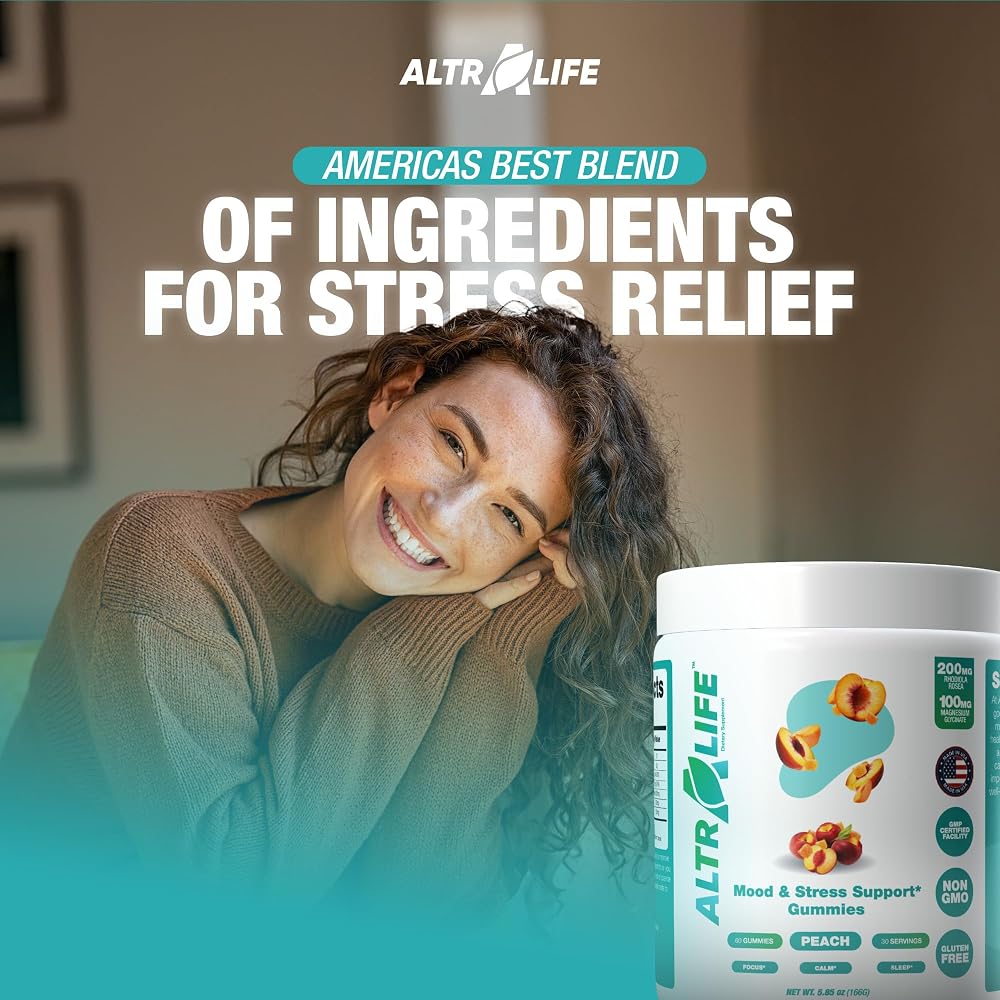 ALTRALIFE Kava Kava Gummies Stress Relief with Magnesium - 60 Count - image 2
