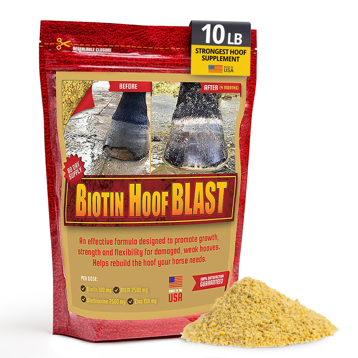 Horse Guard Biotin Hoof Blast Supplement - 80 Servings