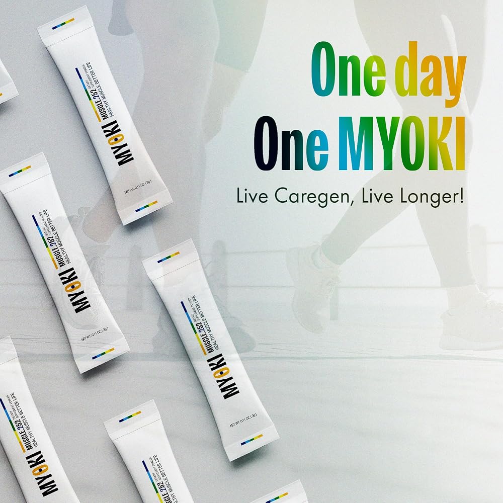 MYOKI Muscle Support Powder for Lean Muscle & Strength - 30 Stick Packs - image 3