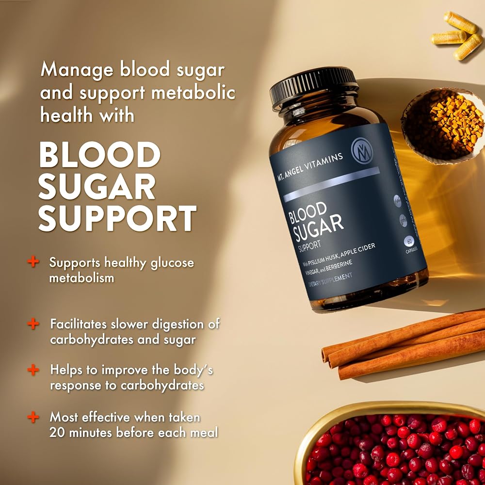 Mt. Angel Vitamins Blood Sugar Support Supplement - Natural - image 7