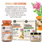 Garden of Life Organics Maximum Strength Turmeric Joints & Mobility - 30 Tablets - image 6