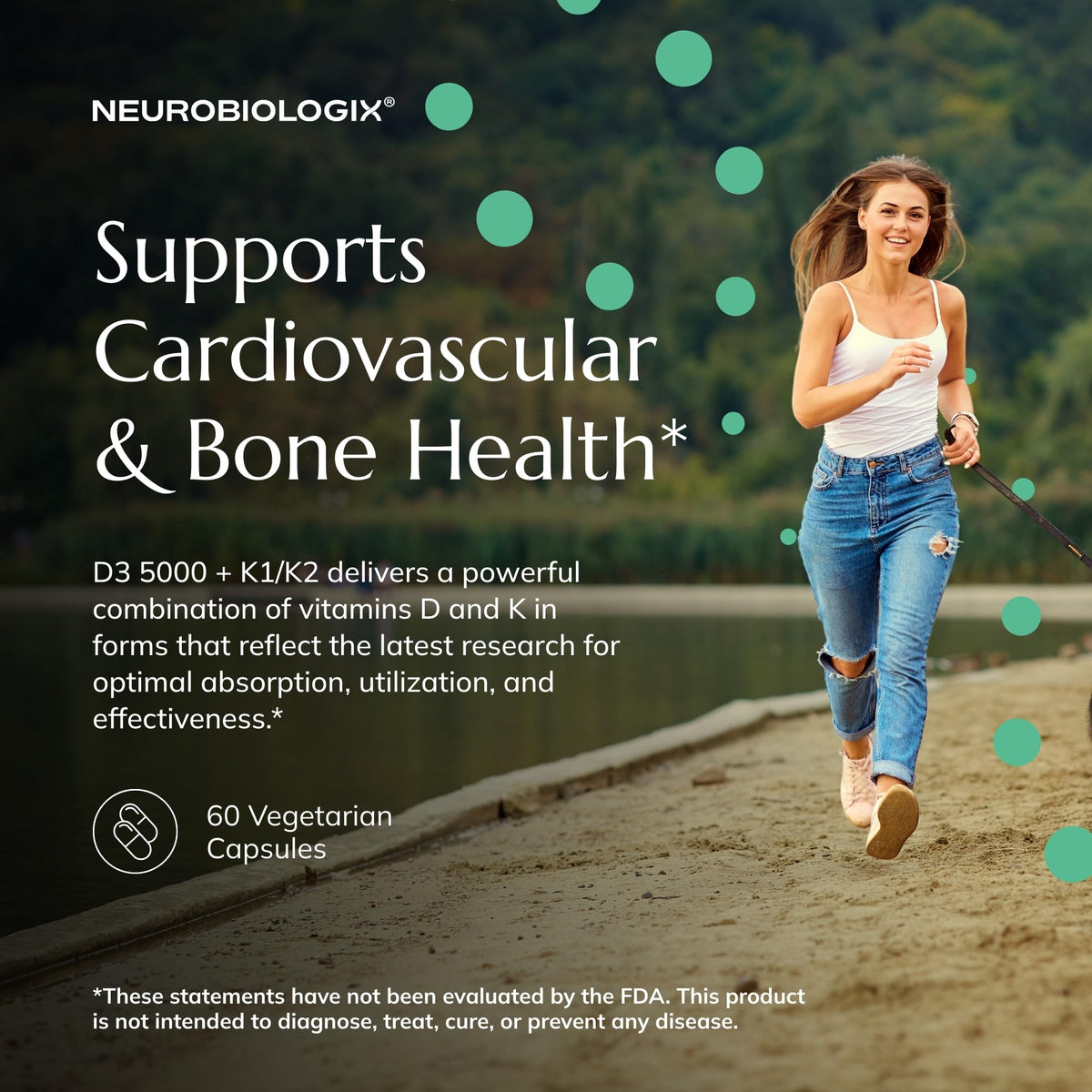 Neurobiologix Vitamin D3 + K2 10,000 IU - 60 Capsules - image 2