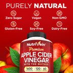 Nutrivein Apple Cider Vinegar 1600 mg - 120 Capsules - image 7