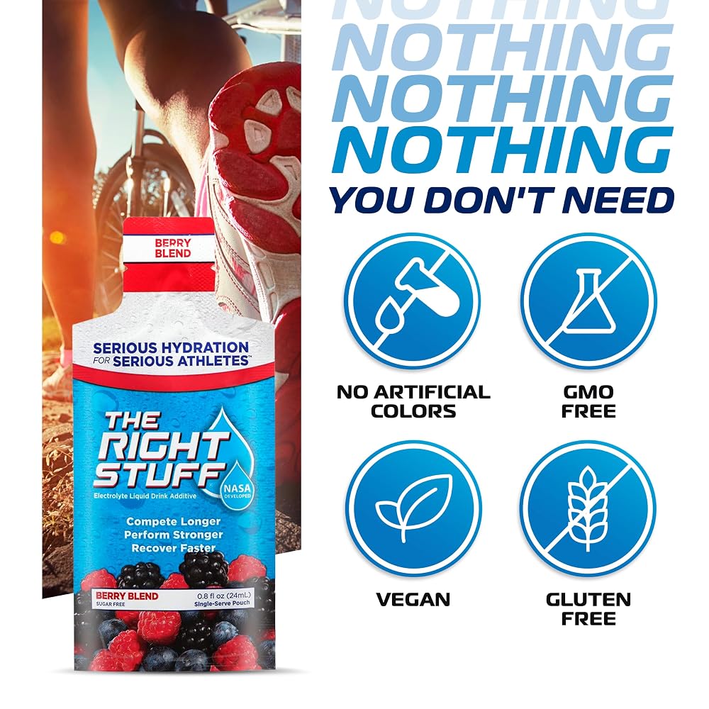 The Right Stuff NASA Electrolyte Drink Concentrate - 60 Count - image 4