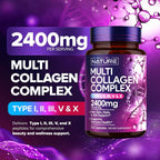 Built by Nature Multi Collagen Peptides Complex for Women - 120 Capsules - image 2