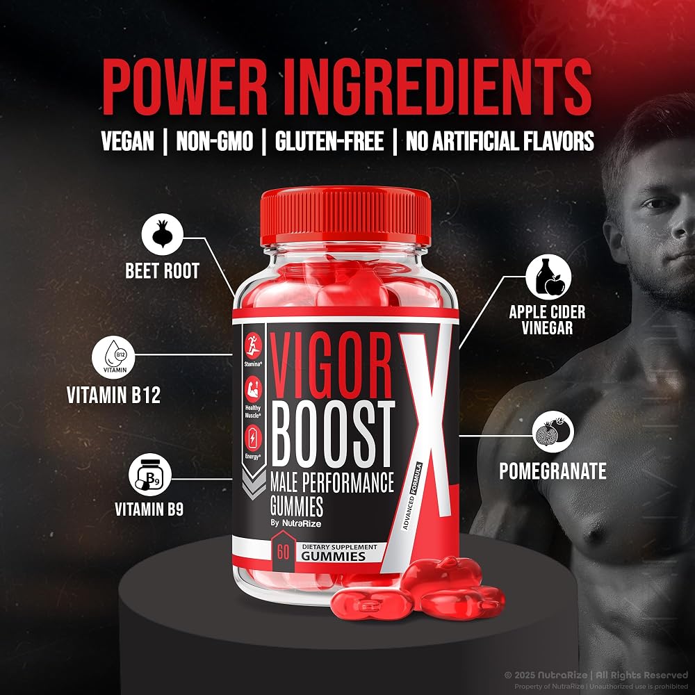 NutraRize Vigor Boost X Performance Gummies for Men - 120 Gummies - image 5