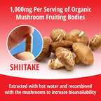 ENCAPSULATE Shiitake Capsules 1000mg Immune Support - 60 Count - image 6