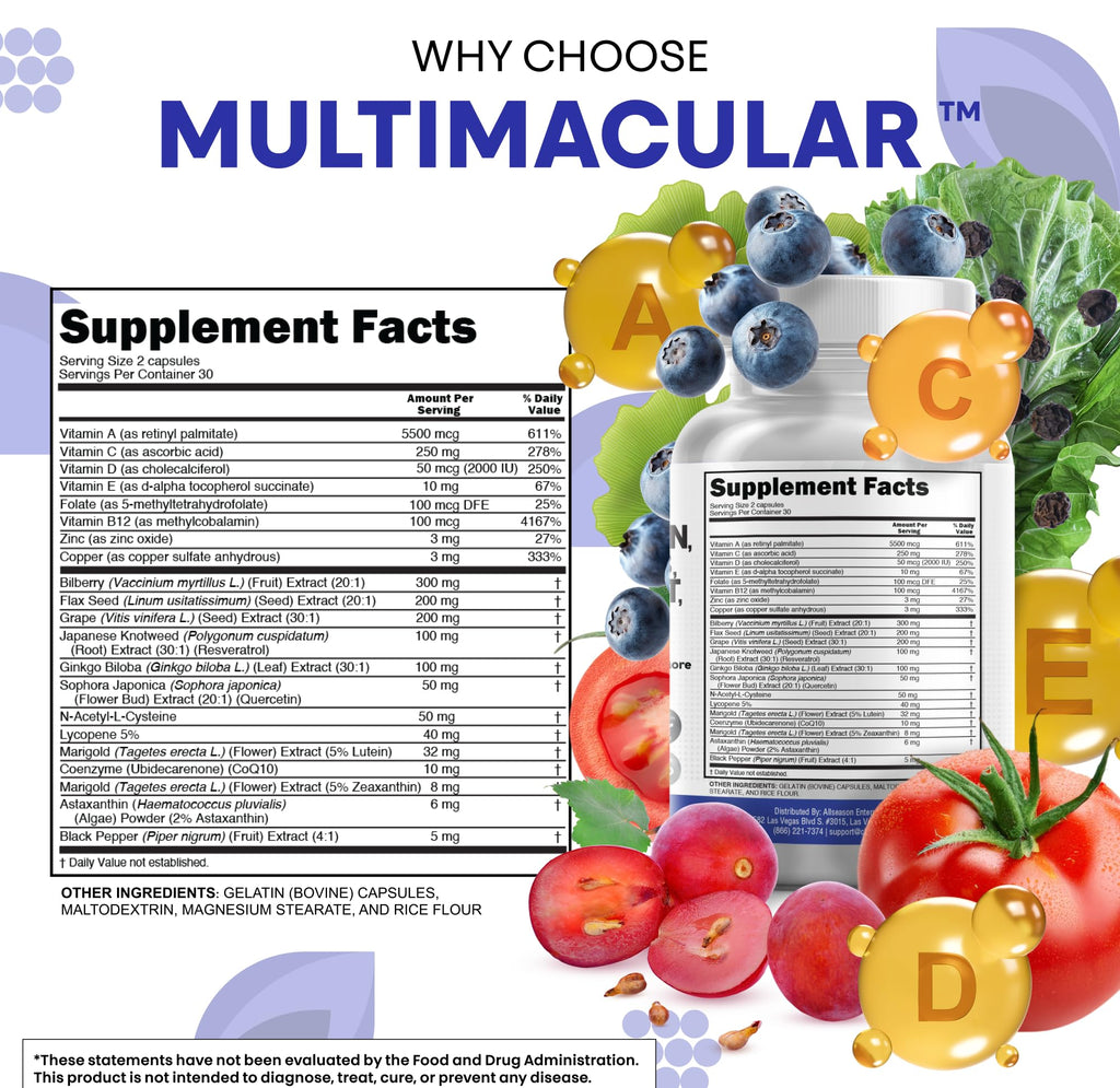 Clean Nutraceuticals Eye Vitamins with Lutein - 60 Capsules - image 5