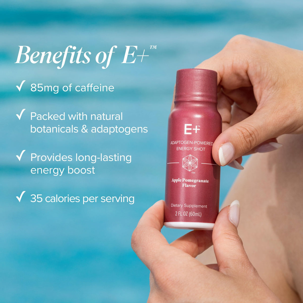 Isagenix E Plus Liquid Energy Shot Apple Pomegranate - 6 Pack - image 4
