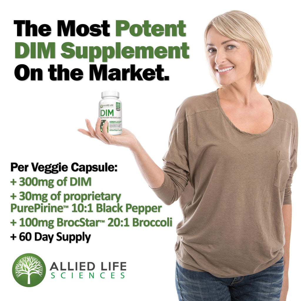 Allied Life Sciences DIM Supplement 300 mg - 60 Capsules - image 2