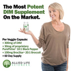 Allied Life Sciences DIM Supplement 300 mg - 60 Capsules - image 2