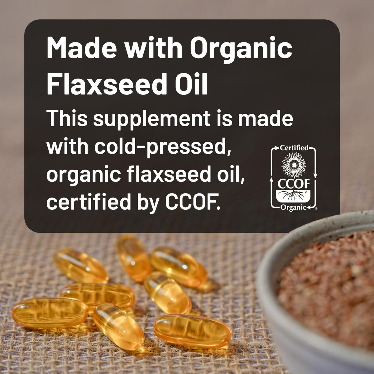 NatureWise Flaxseed Oil 1200 mg Omega 3 6 9 - 240 Softgels - image 2