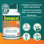 Genacol Turmeric Curcumin Joint Supplement with Collagen - 90 Capsules - image 3