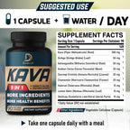 DEDICAD Kava Kava Capsules with Ashwagandha & Valerian - 90 Capsules - image 2