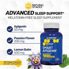 Natural Stacks Smart Apigenin Sleep Supplement - 120 Capsules - image 3