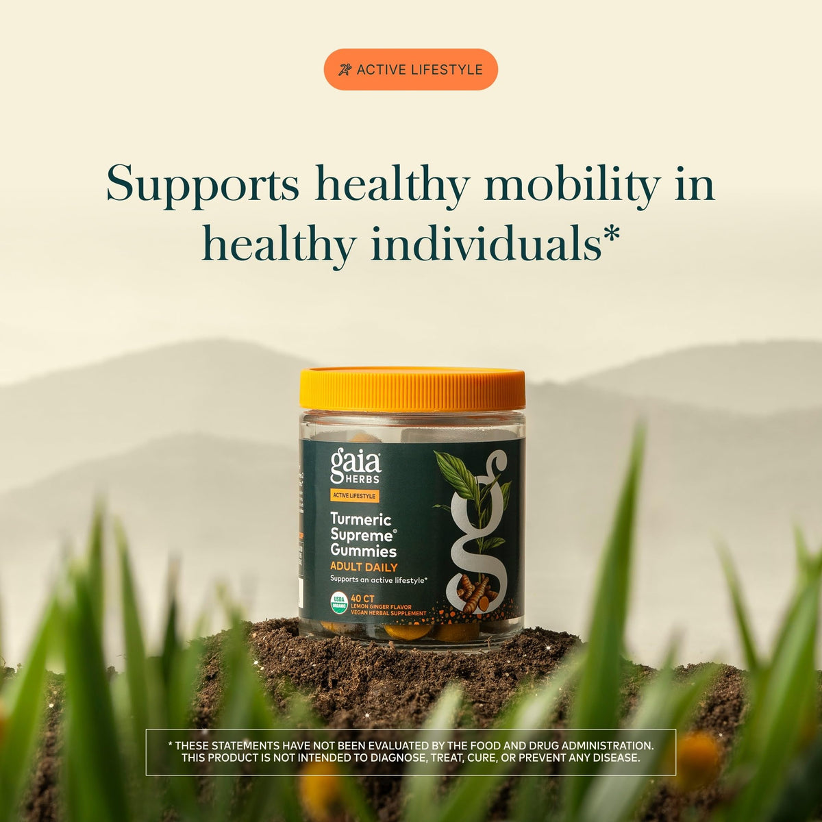 Gaia Herbs Turmeric Supreme Adult Daily Joint Support - 40 Gummies - image 3