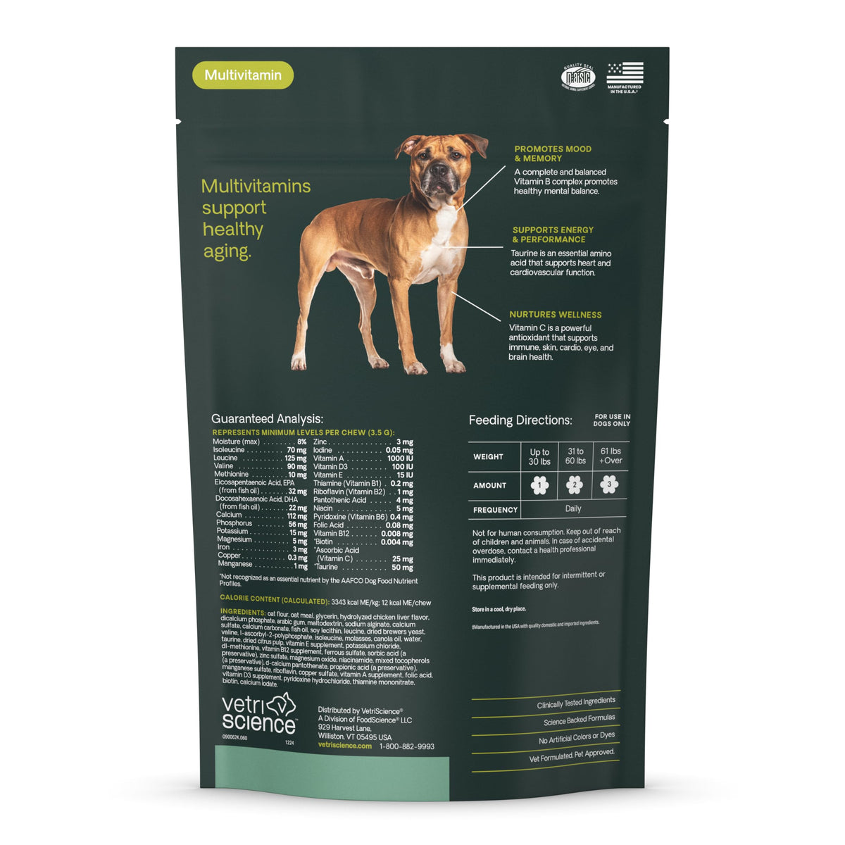 VetriScience Extra Strength Senior 27+ Multivitamin for Dogs - 60 Chews - image 8