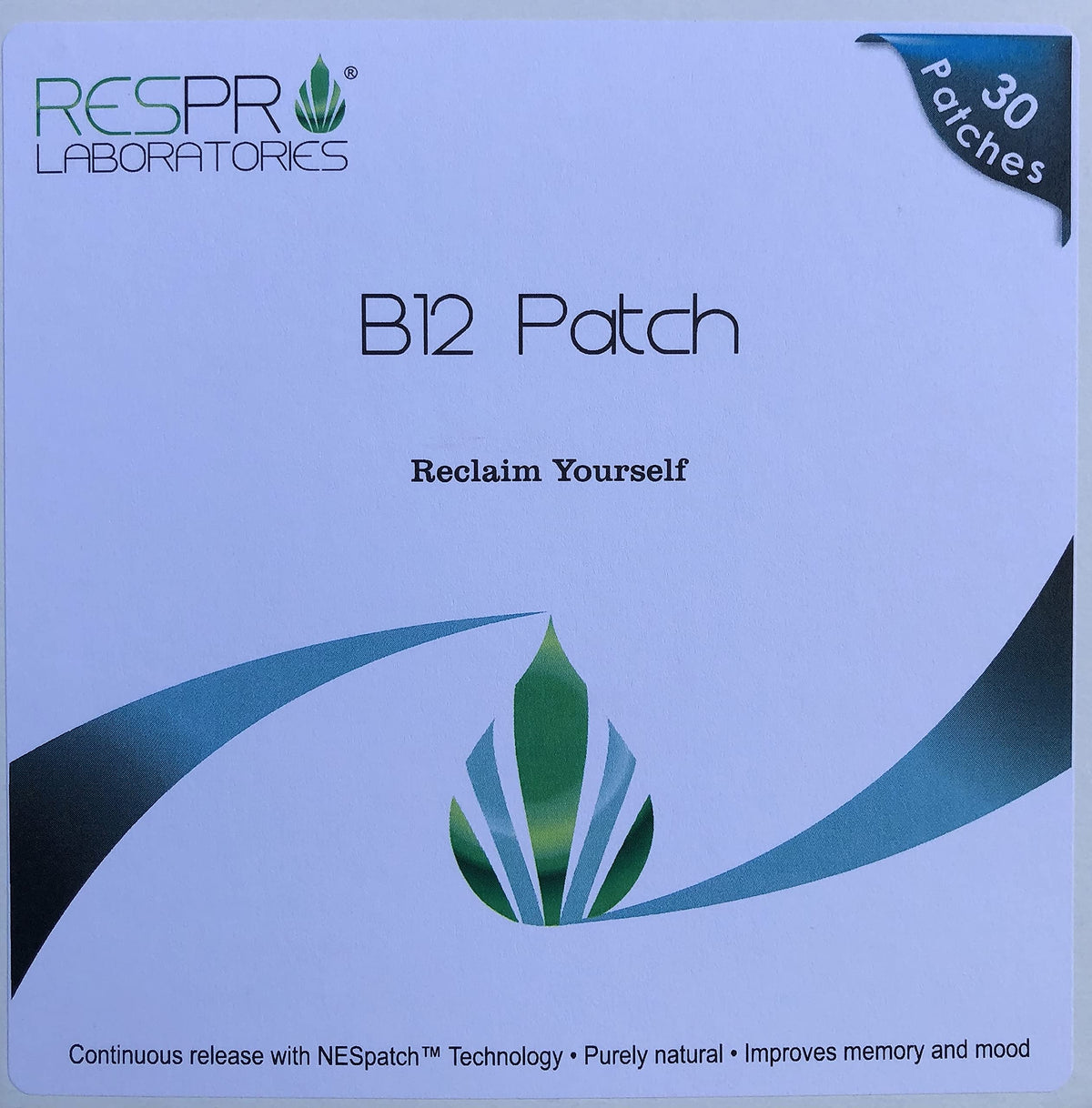 Respro Laboratories High Potency B12 Energy Patch - 30 Patches