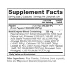 NusaPure Papaya Enzyme 240,000 PU Vegan - 200 Capsules - image 4