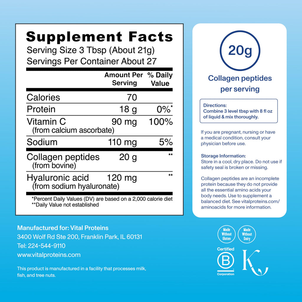Vital Proteins® Collagen Peptides - Unflavored Collagen Powder