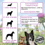 Dogzymes Milk Thistle Powder 4 to 1 Concentrate - 8 Ounce - image 2